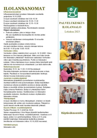Ilolansanomat 10 2025
